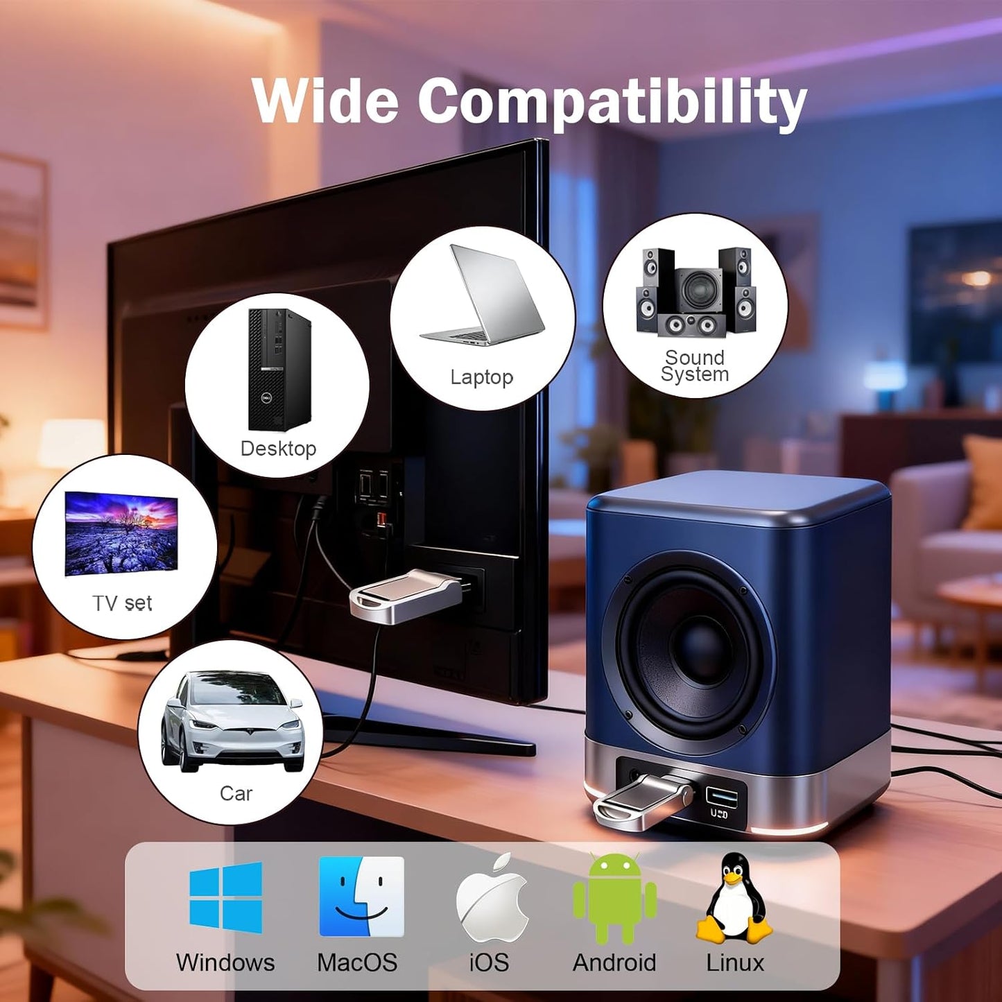 2TB USB Flash Drive, USB C & USB A Dual Drive Memory Stick,  for iPhone , Android, MacBook, iPad, Laptops, PCs