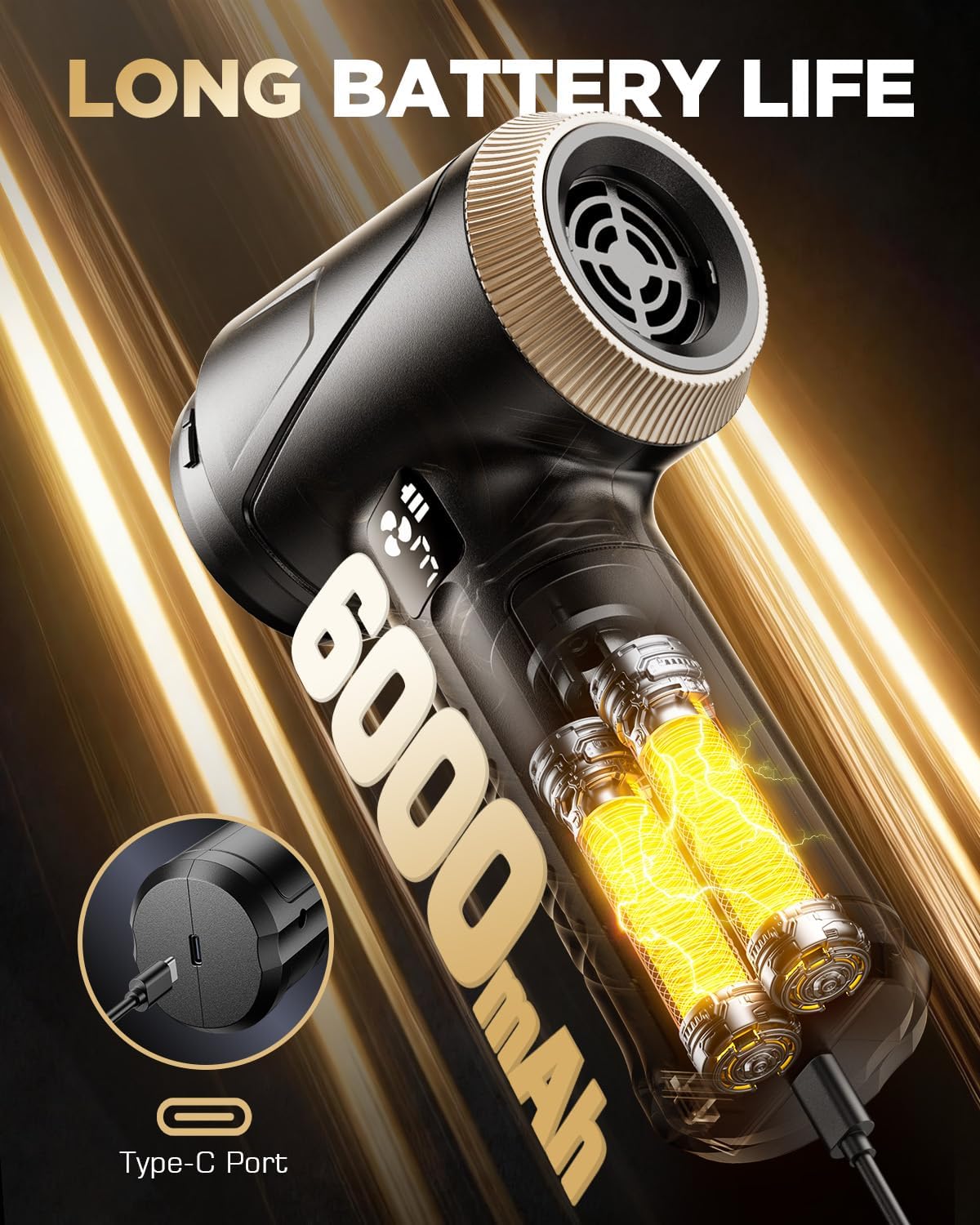 Cordless Brushless Motor Handheld Vacuum Cleaner for Car, Office Desk, Home