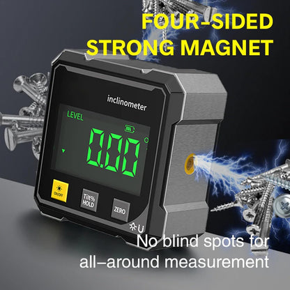 4×90° High Accuracy Digital Laser Angle Finder inclinometer