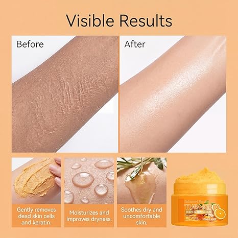Turmeric Exfoliating Body Scrub with Vitamin C