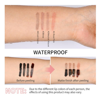 4Pcs Peel Off Lip Liner Stain