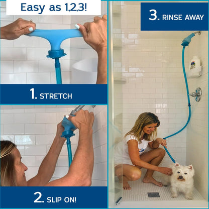 Slip-On Handheld Hose Attachment for Cleanning