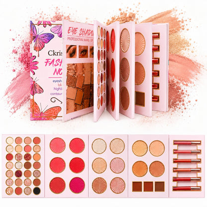 All in One Makeup Palette,Full Face Cosmetic Kit for Women, Beginners, Travel and Gift