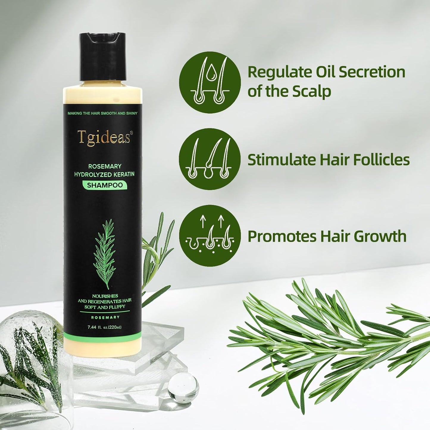 100ml Rosemary & Biotin Volumizing Shampoo for Thinning Hair