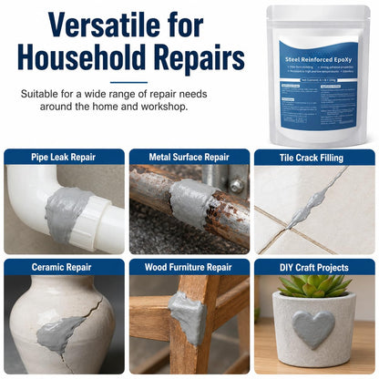 High-Strength Multi-Purpose Repair Clay Steel Reinforced Epoxy Putty