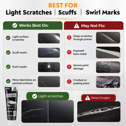 Scratch Remover for Vehicles, 2026 Upgraded Car Scratch Removal Wax Kit