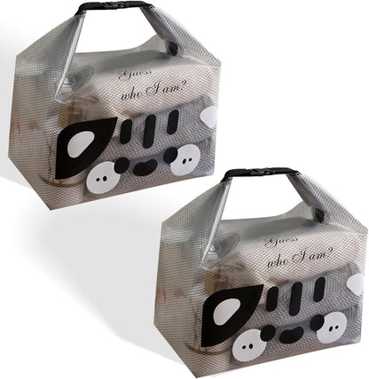 2-Pack Large Capacity Toiletry Bags Handbag Sandproof Beach Waterproof Travel Organizers