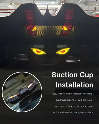 Dynamic Solar LED Devil Eye Car Windshield Accent Light