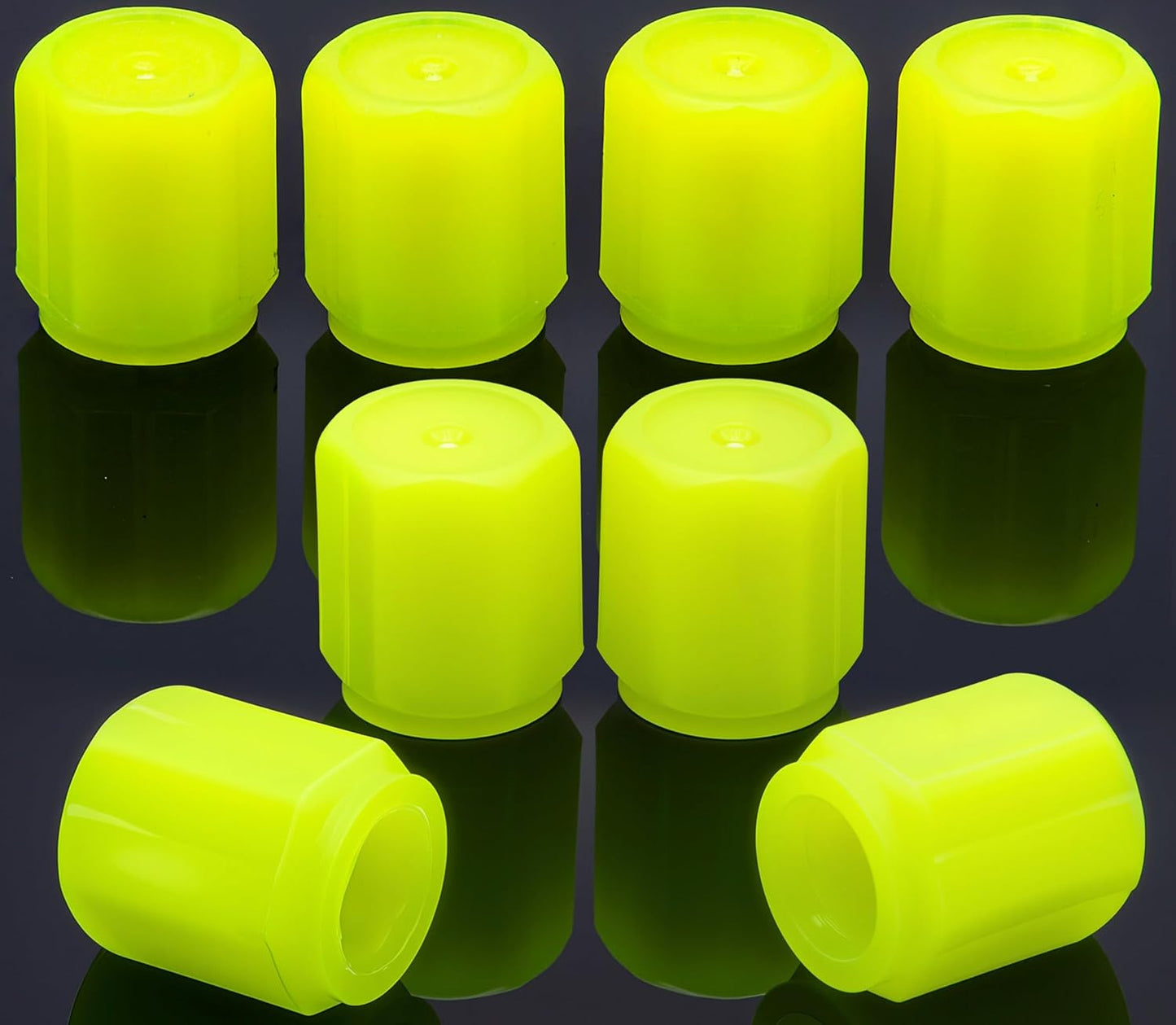 16PCS Fluorescent Tire Valve Stem Caps Universal Fit for Cars, Trucks, Motorcycles, Bikes & Bicycles