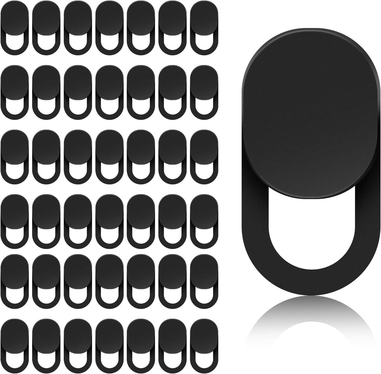 50Pcs Webcam Cover Slide, Cameras Blocking Stickers for Phone, Laptop, Desktop, Phones