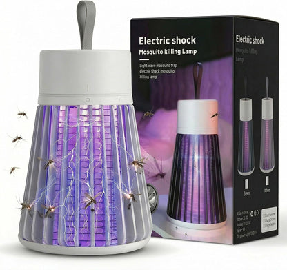 Portable USB Recharge Fly Zapper Mosquito Killer for Bedroom Patio Camping Home