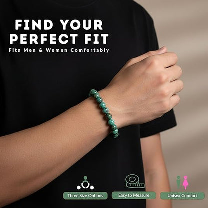African Turquoise Beaded Yoga Chakra Bracelets