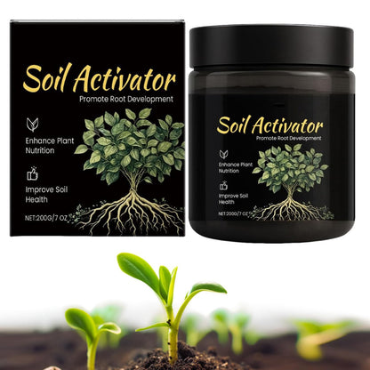 200G Organic Soil Activator & Plant Fertilizer, Supports Root Development & Nutrient Absorption for Indoor & Outdoor Plants