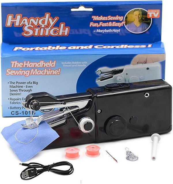 Portable Sewing Machine Kit for Beginners, Travel Emergency Clothes Repair & Quick Fixes