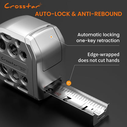 Magnetic Self-Locking Stainless Steel Tape Measure
