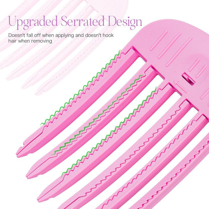 Hot Pink 2 Pack Wind Shaping Styling Comb for Volume & Heatless Curls