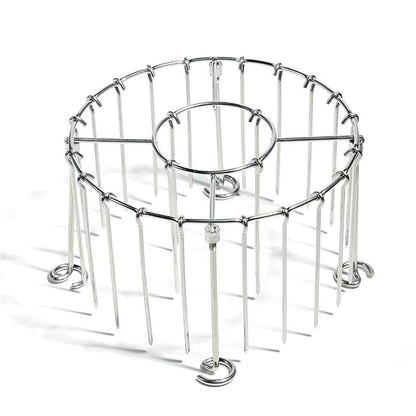 Air Fryer Grill Skewer Rack, Stainless Steel BBQ Kabob Set