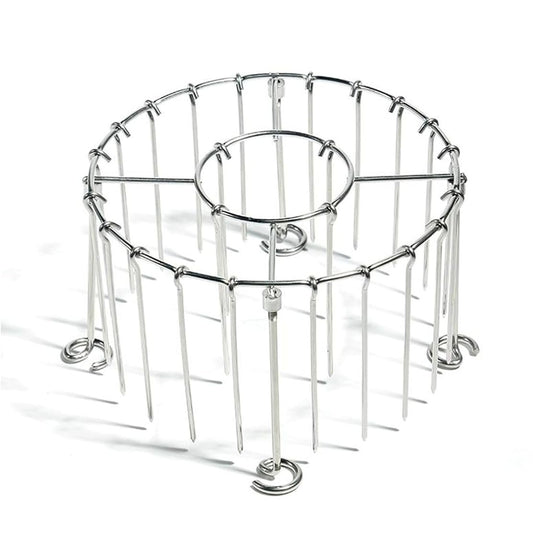 Air Fryer Grill Skewer Rack, Stainless Steel BBQ Kabob Set