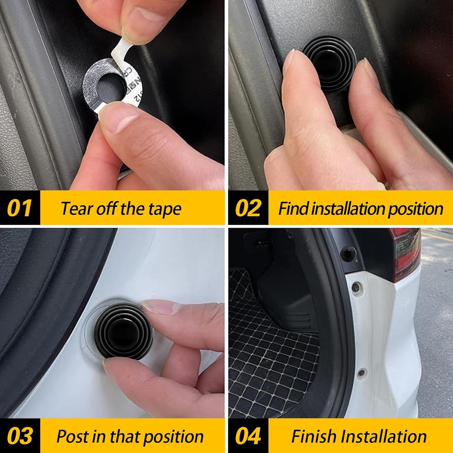 20PCS Car Door Shock Absorbing Gasket