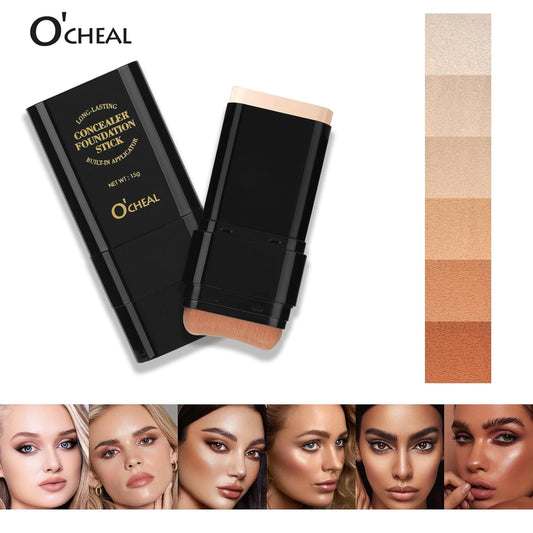 Long-wear Lightweight Brighten Face Foundation Contour Stick