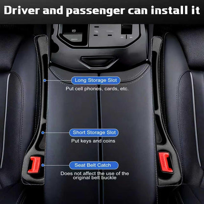Car Seat Gap Filler Organizer & Leak-Proof Blocker