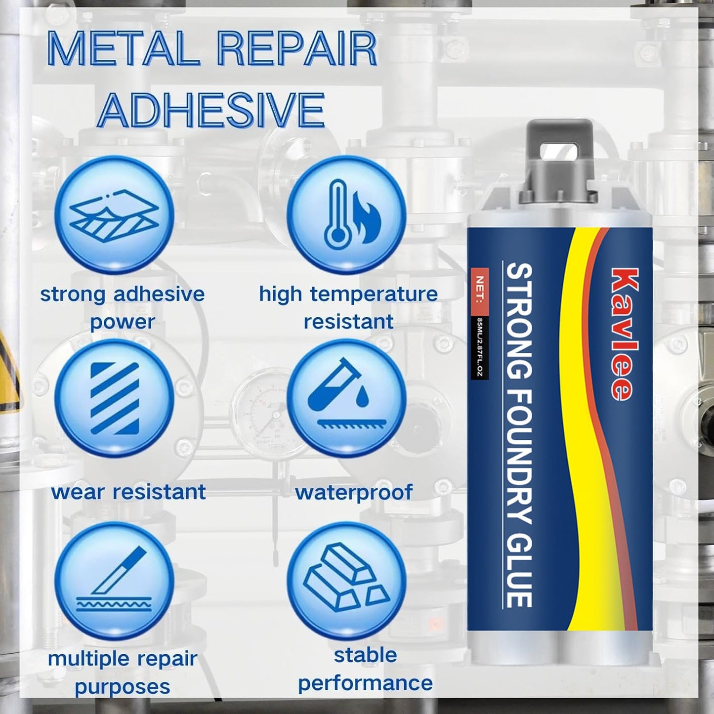 Strong Foundry Glue, High Temperature Resistant Casting Repair