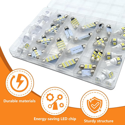 42PCS LED Interior Car Lights Kit Universal for Cars Trucks SUVs RVs