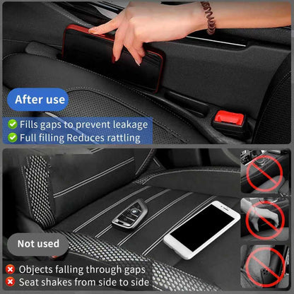 Car Seat Gap Filler Organizer & Leak-Proof Blocker