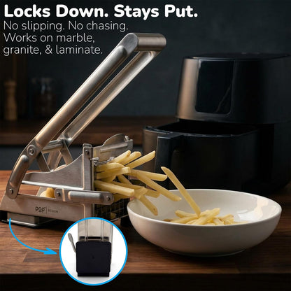 French Fry Cutter, Dishwasher Safe Stainless Steel Potato & Vegetable Slicer