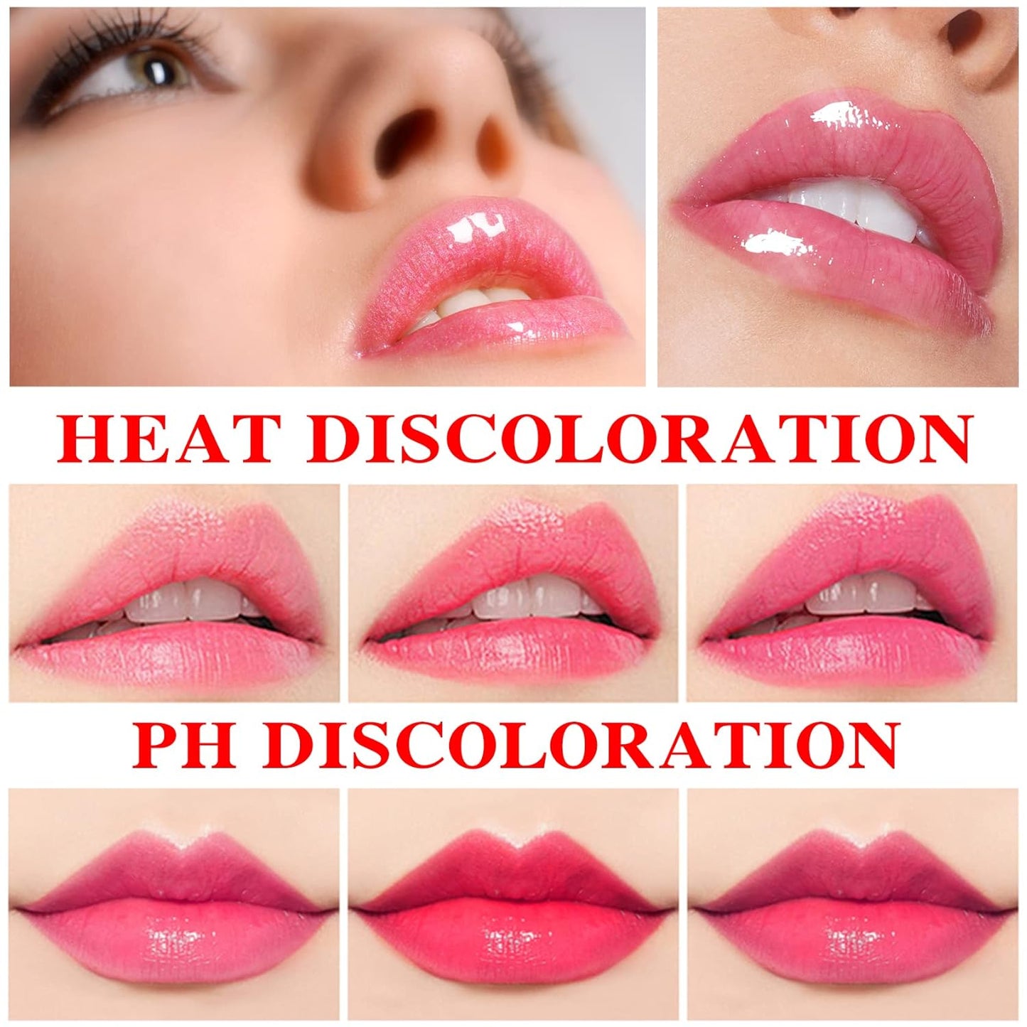 3 Pcs Color Change Long Lasting Nourishing Lipstick