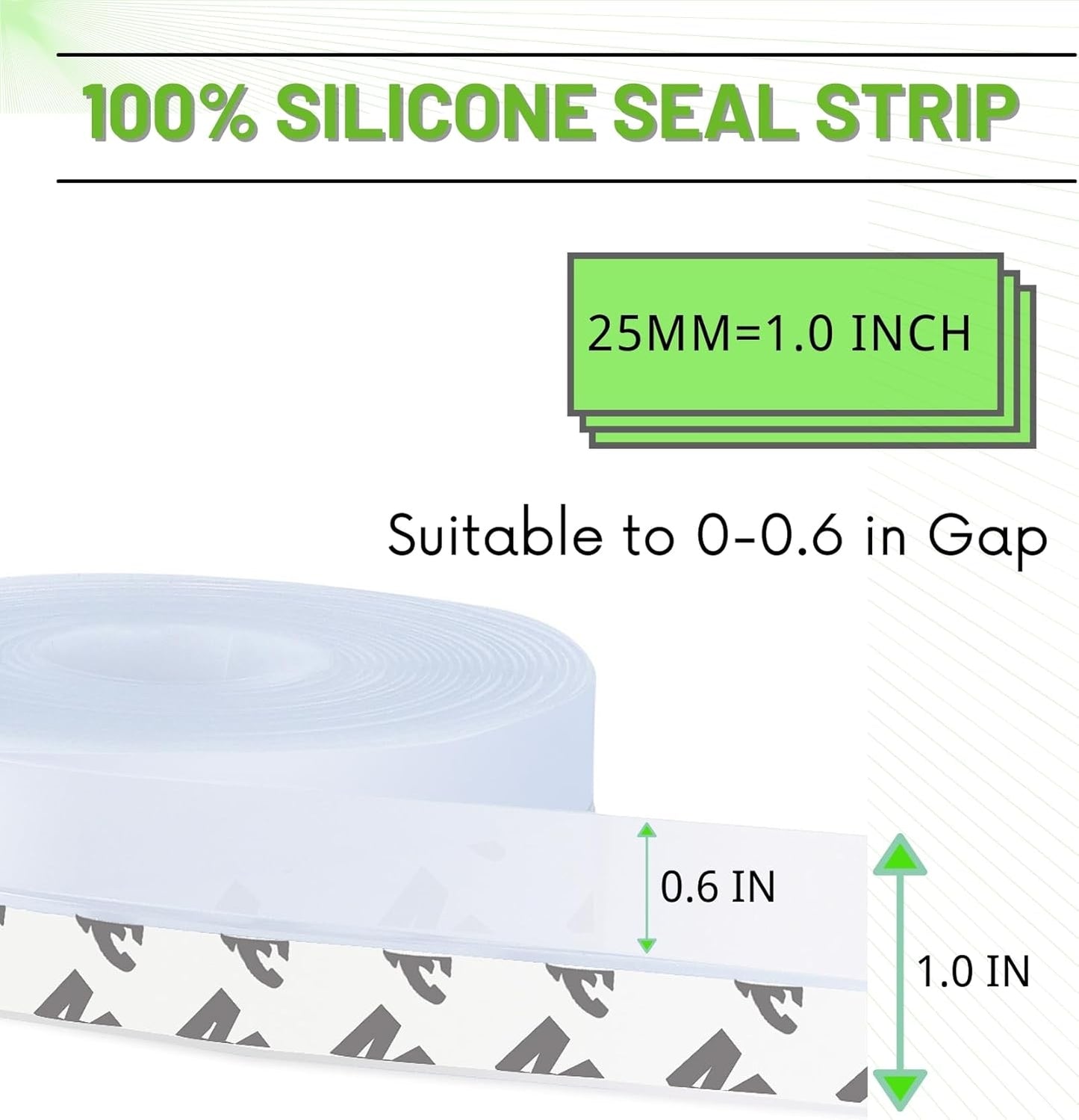 3 Pack Weather Stripping Door Bottom Seal Strip