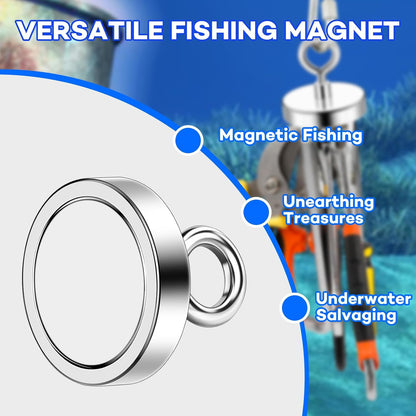 Magnet Fishing 300 lbs Neodymium Rare Earth Magnets