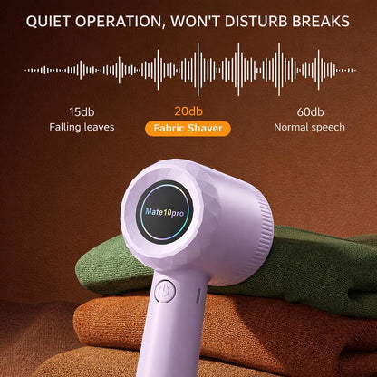 Rechargeable Quiet Fabric Shaver Lint Remover