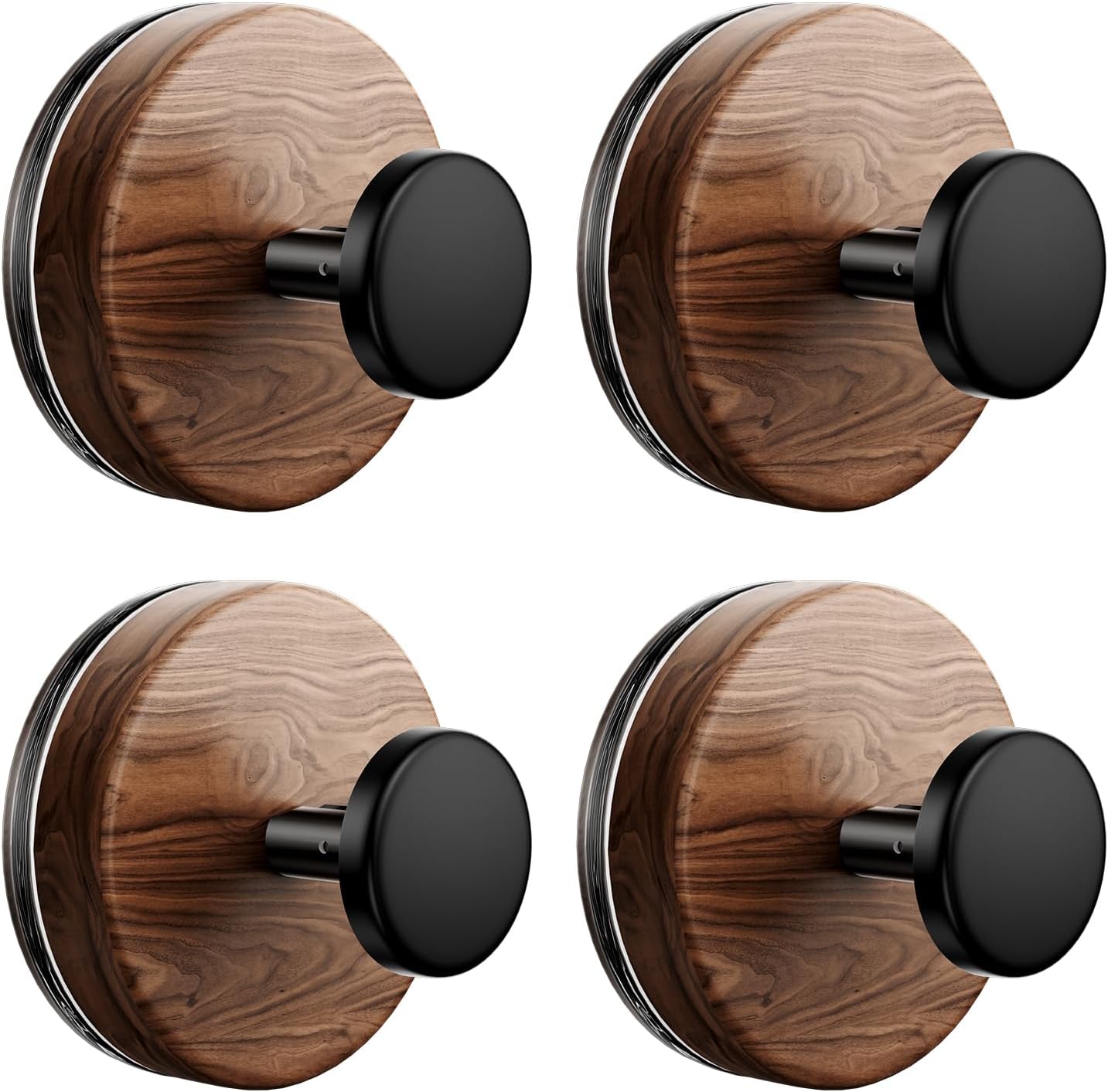 4 Pcs All-scenario Strong No Drill Reef Suction Cup Hooks