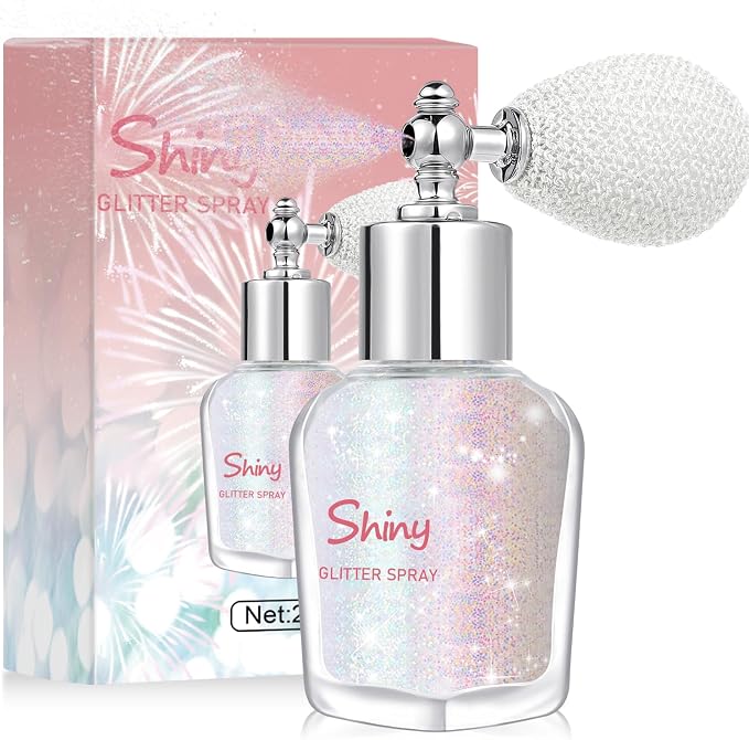 Fine Body Shimmer Powder & Hair Sparkle Highlighter Makeup