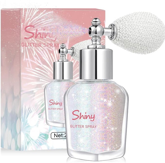 Fine Body Shimmer Powder & Hair Sparkle Highlighter Makeup