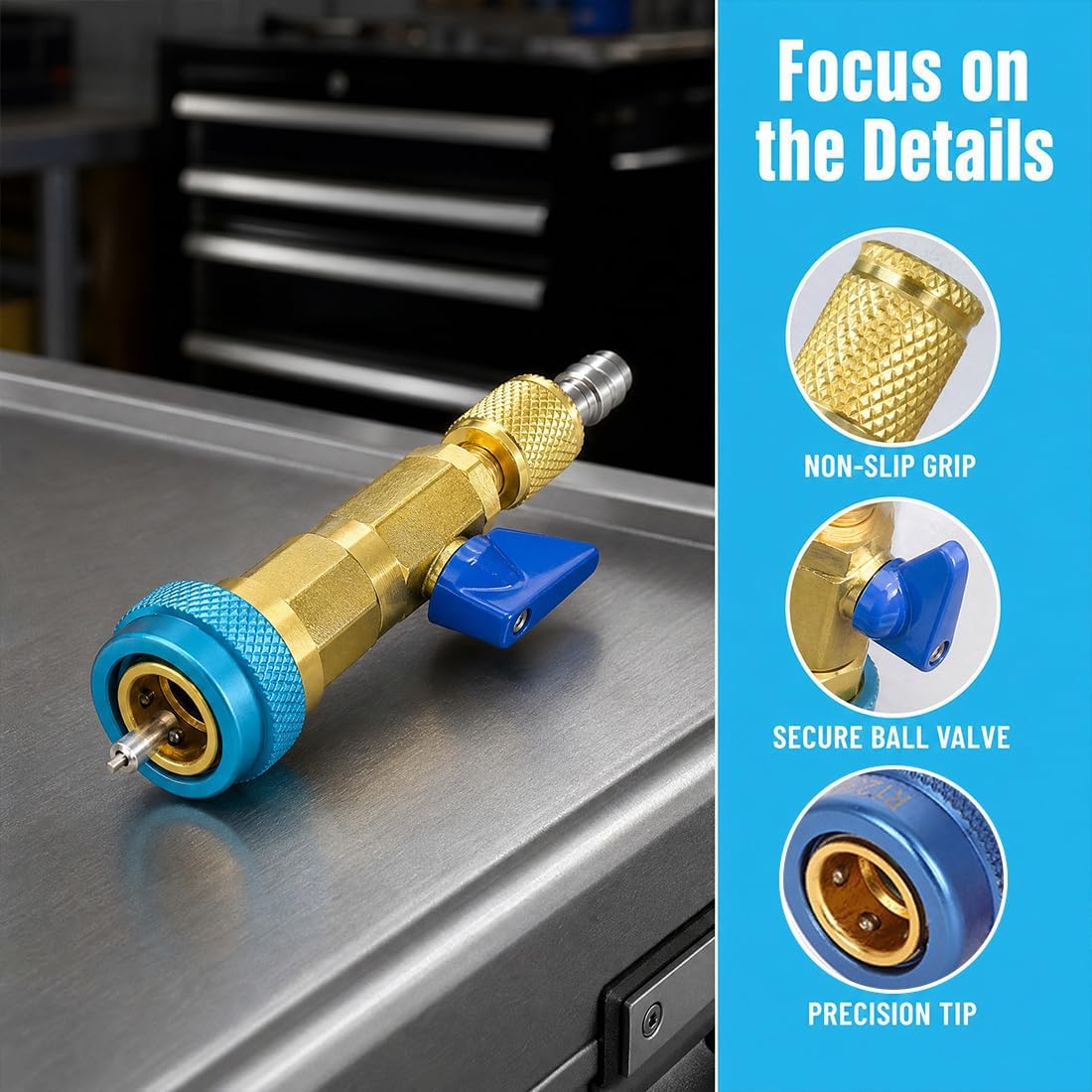 R134A Auto Valve Core Remover and Repair Tool