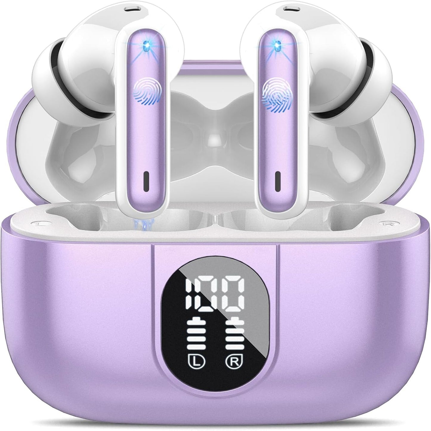 AI Translation Earbuds Real Time, Simultaneous Interpretation Translator Earbuds with 6 Translation Modes/164 Languages
