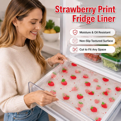 4pcs Printed Cuttable Fridge Pad