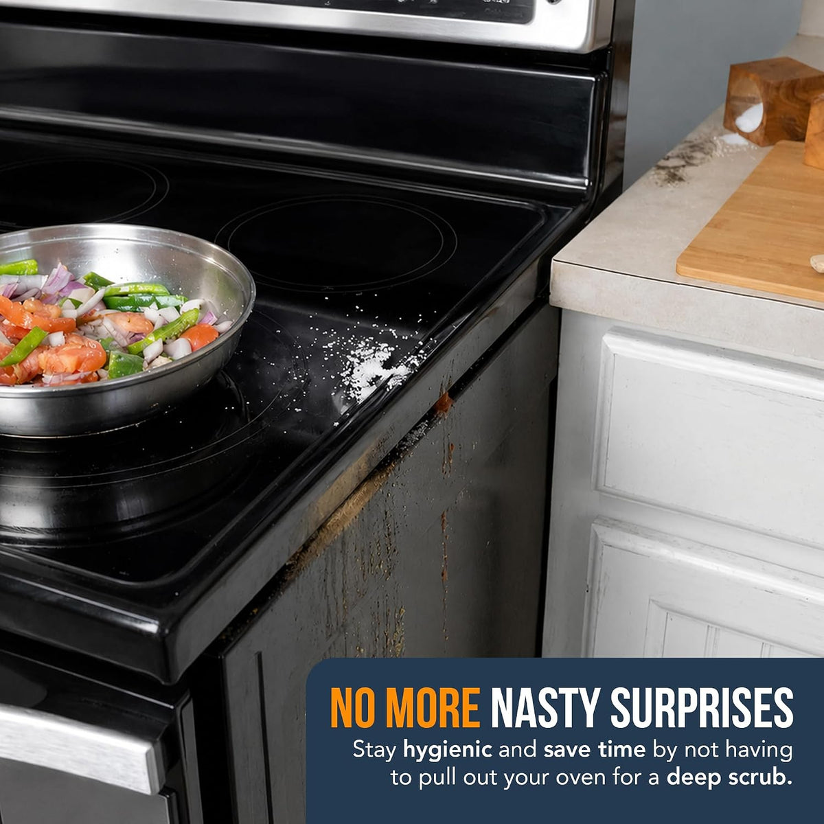 Silicone Stove Gap Covers (2 Pack)