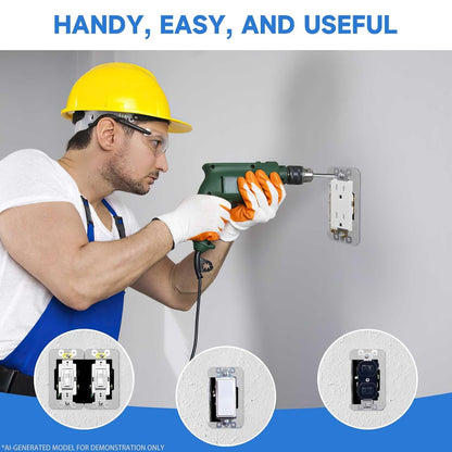 6Pcs Wall Plate Spacer,Spacers for Electrical Outlets