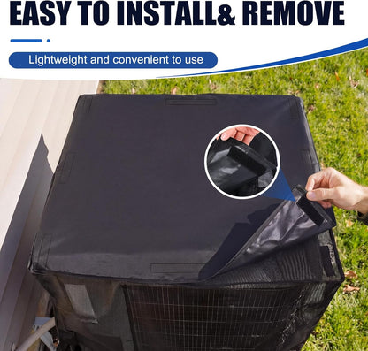 Breathable Mesh AC Cover with Waterproof Top for Outside Units