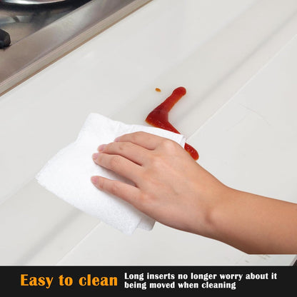 21" Silicone Stove Counter Gap Cover , Easy Clean Gap Filler Sealing Spills