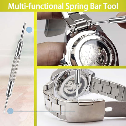 Watch Link Removal Kit - Watch Band Sizing Tool for Watch Strap Adjustment
