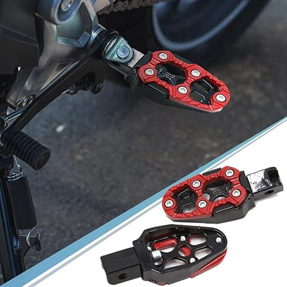 1 Pair Universal Metal Motorcycle Rear Footpeg Assemblies