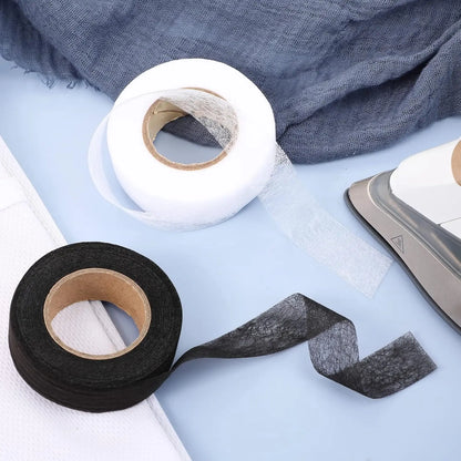 Fabric Tape 2 Rolls Hemming Adhesive Hem Iron on No-Sew Hemming Tape