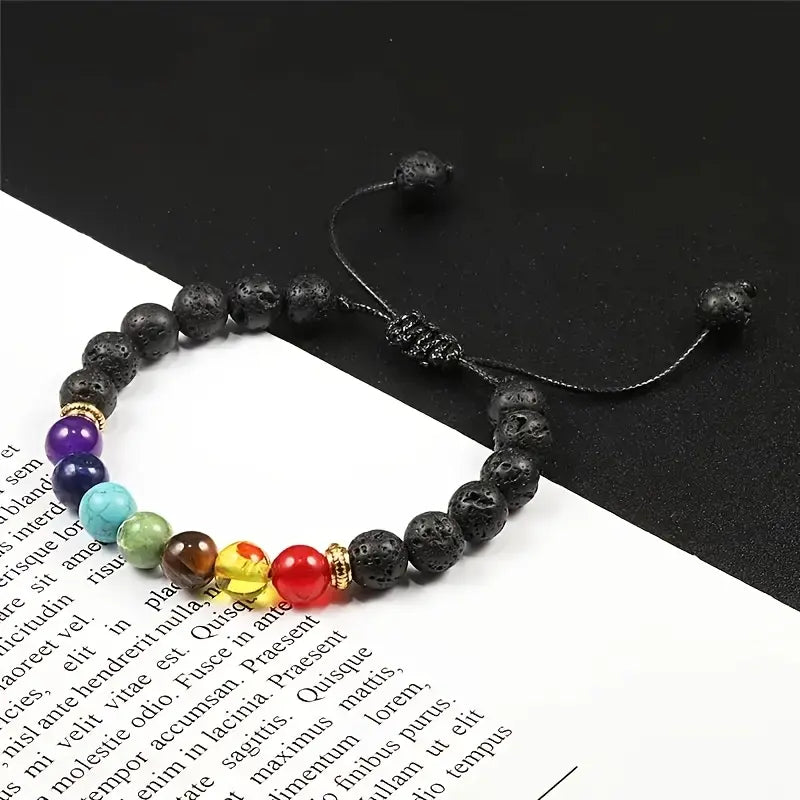 7 Chakra Life Tree Bracelets Natural Stone Beads Bangles
