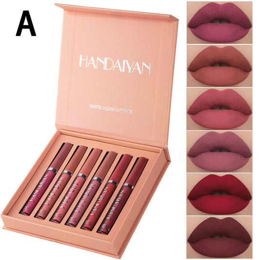 Matte Liquid Lipstick Makeup Set - Matte liquid Long-Lasting Wear Lip Gloss