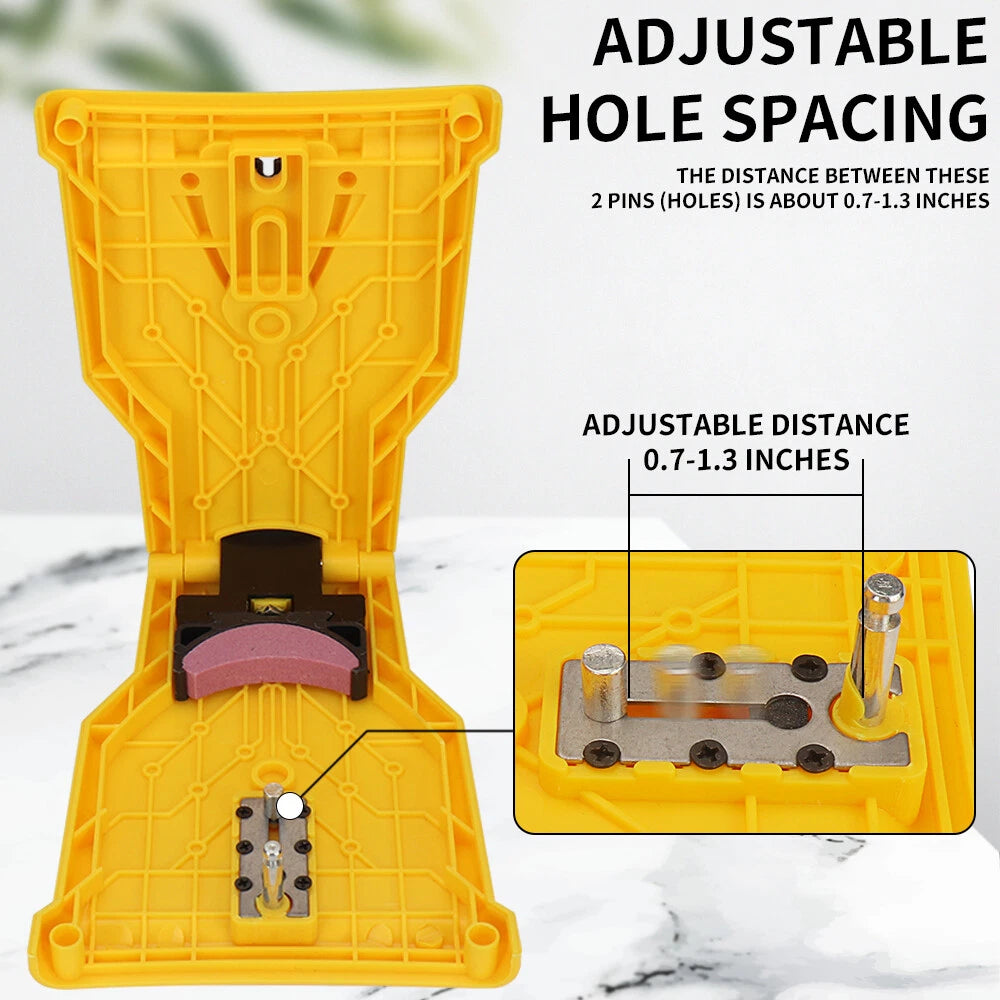 Chainsaw Teeth Sharpener Tool Self Sharpening Portable File Quick Grinding Chain
