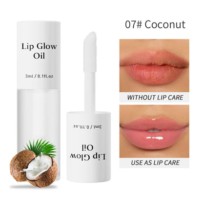 Hellokiss Fruit Flavor Lip Oil Moisturizing Non-Stick Cup Transparent Pouty Lip Gloss Glass Lip Lip Glaze